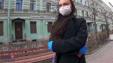 Пикапнул девку в маске и не прогадал